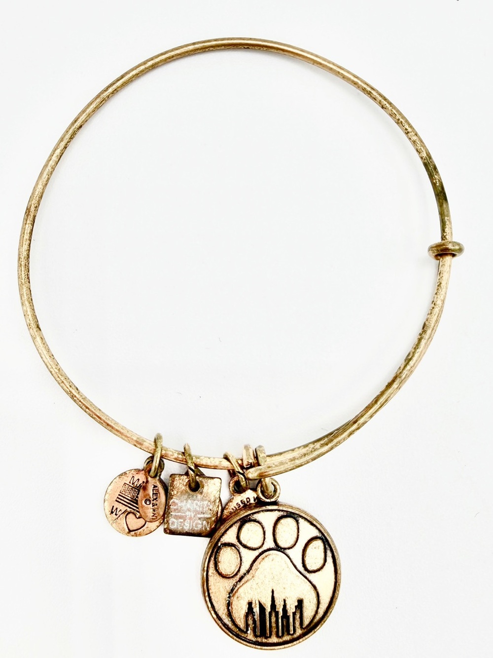 EUC ALEX AND ANI FUR BABY CHARM BRACELET